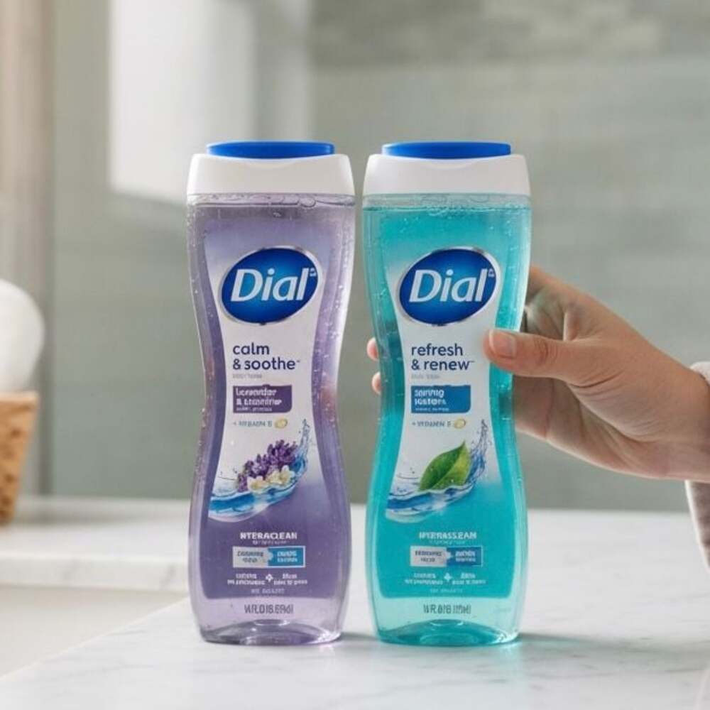 Dial Body Wash 2-Pack Lavender & Jasmine and Spring Water Vitamin E 16 fl oz